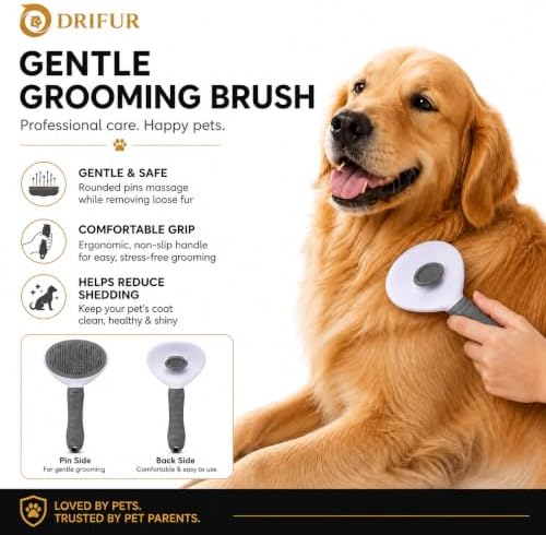 Pet Hair Remover Kit, 3-in-1 Reusable Lint Roller, Deshedding Brush & Grooming - Image 3