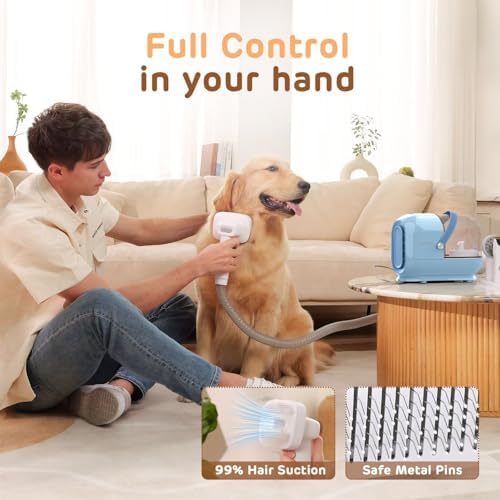 HEAPETS Dog Grooming Vacuum Kit - 3L Vacuum - Image 6