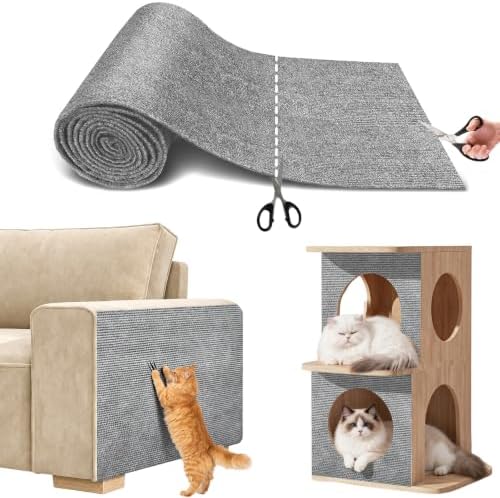 Cat Scratch Mat for Couch, 78.7x15.8 in Self-Adhesive by SEPAZON