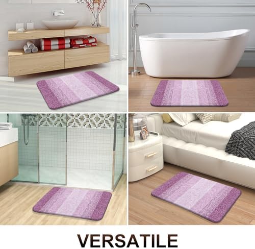 OLANLY Bathroom Runner Rug 40x24, Extra Soft Absorbent Microfiber Bath Rugs - Image 7