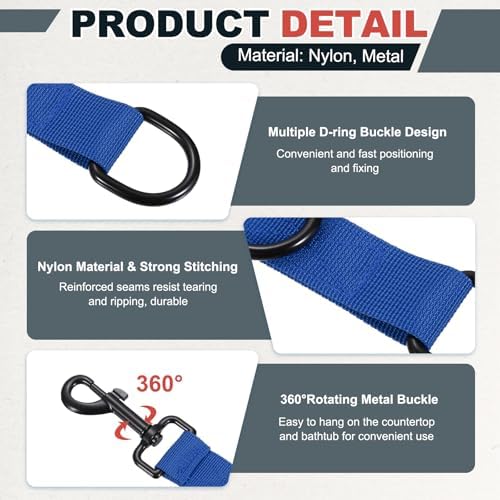 Pet Dog Grooming Loops, Adjustable Nylon Table Arm Extender Belly Strap - Image 3