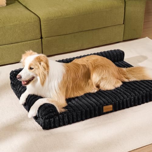 Orthopedic Large Dog Bed Furry Pet Bed, Washable Cover 36''X24'' - Image 2