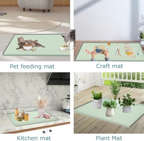 Cat Litter Mat for Litter Box, Silicone Large Cat Litter Trapping Mat - Image 6