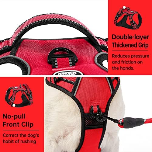 IVY&LANE No Pull Dog Harness for Small Dogs, Reflective Dog Vest Harness - Image 4