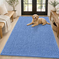 Smiry Dog Door Mat for Muddy Paws 59x35, Ultra Absorbent Chenille Doormat by Smiry
