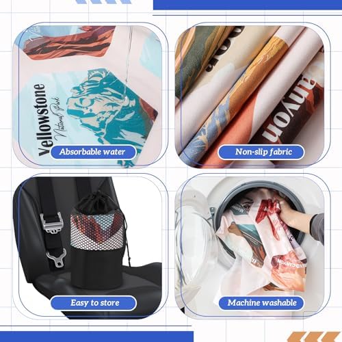 Hahafelt 2 Pack Car Seat Towel Cover - Image 5