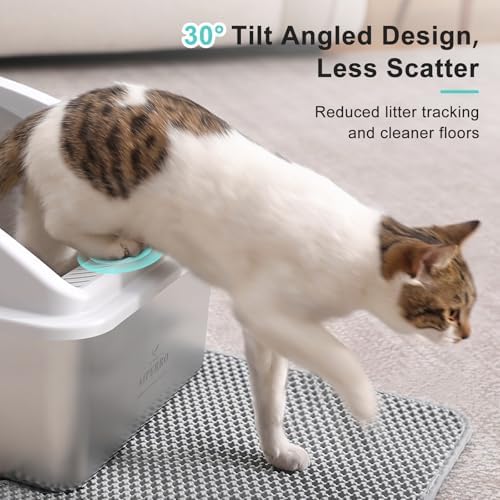 AIPERRO Stainless Steel Litter Box | XXL Deepened 8" Design Metal Cat Box - Image 4