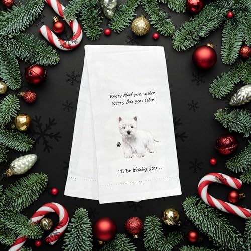 E&S Pets 711-45 Westie, West HIghland Terrier Dog Kitchen Towel - Image 3