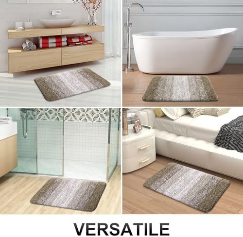 OLANLY Small Bathroom Rugs 35x16, Extra Soft Absorbent Microfiber Bath Rugs - Image 7