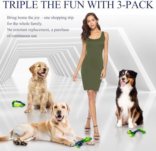 Frienhund 3-Pack Indestructible Nylon Dog Chew Toys - Image 3