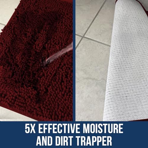 Muddy Mat® | Chenille Bathroom Rugs Quick Dry Microfiber Mats Non Slip Washable - Image 3