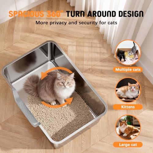 Stainless Steel Litter Box - Image 3