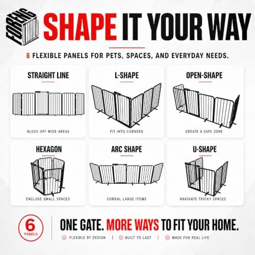 Freestanding Foldable Dog Gate - Image 4