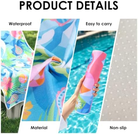 Waterproof Car Seat Cover Towel, Mountain Flowers - Image 3