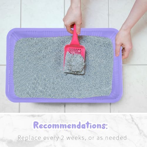 Tessco for you 30 Pack Disposable Litter Boxes for Cats, Light Purple - Image 5