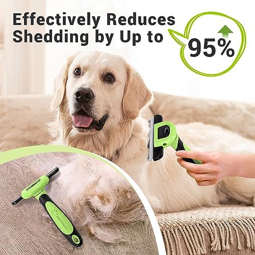 MIU COLOR Pet Grooming Brush, Deshedding Tool - Image 3