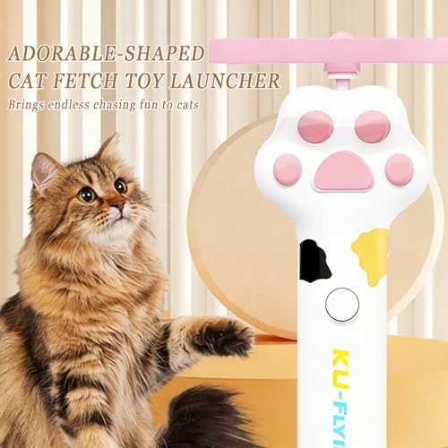 Cat Toy Disc, Interactive Cat Fetch Toy Flying Discs - Image 5