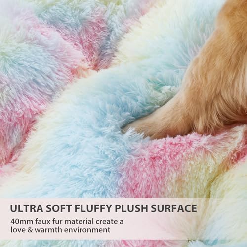 BFPETHOME Dog Beds for Large Dogs, Plush Dog Crate Bed Fluffy Cozy Kennel Pad - Image 3