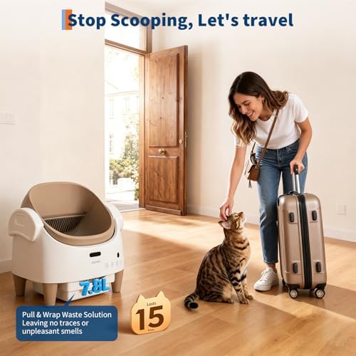 Open-Top Self Cleaning Cat Litter Box - Image 5