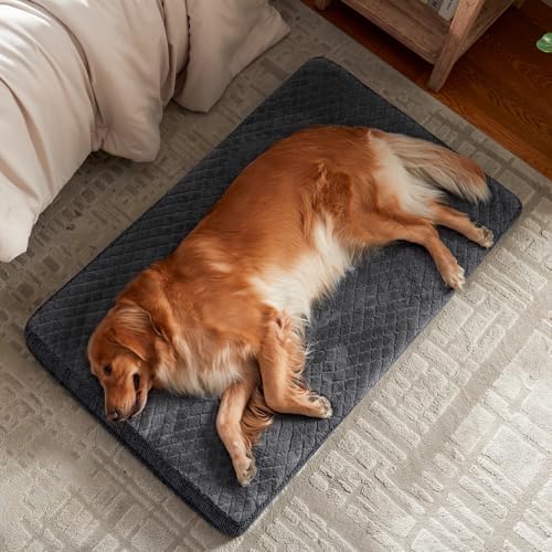 JOEJOY Orthopedic Medium Dog Bed, Washable Dog Crate Bed Medium Sized - Image 2