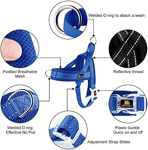 Plutus Pet No Pull Dog Harness for Large Dogs, Breathable Mesh Padded - Image 2