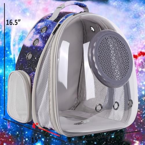 Pet Carrier Backpack for Large Cats and Small Dogs up to 20 Pounds, Space - Image 2