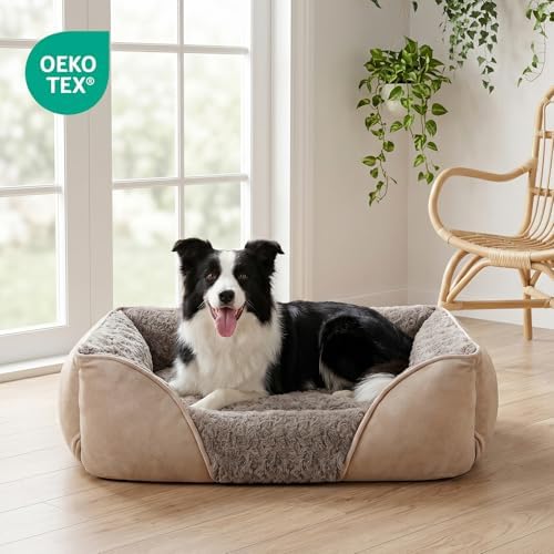INVENHO X-Large Dog Bed for Large Medium Small Dogs Rectangle Washable Dog Bed - Image 6