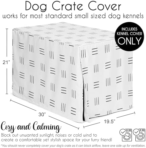 Sweet Jojo Designs 30in. Small/Medium Dog Crate Cover Pet Cage, Kennel Covers - Image 5
