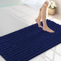 Smiry Bathroom Rugs 44X24, Extra Soft Rubber Backing Chenille Bath Mats by Smiry