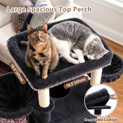Gitelsnour Cat Tree, 78.7'' Tall Tower - Image 3