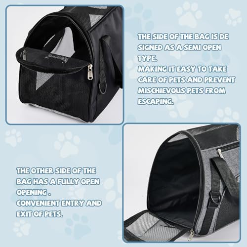 Sweetude 4 Pcs Cat Carrier Soft-Sided Pet Carrying Bag - Image 4