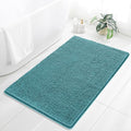 Chenille Bathroom Rug 36"x60" Aqua, Large Plush Bath Mat by Kildoss