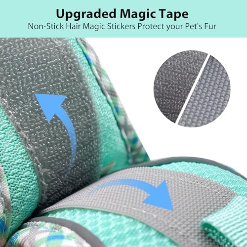 AIITLE Teacup Puppy Harness and Leash Set Escape-Proof, Turquoise S - Image 6