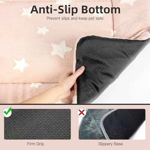 Mora Pets Cat Beds for Indoor Cats Washable Cat Mat Bed Flat Dog Crate Pad - Image 4