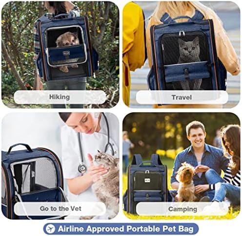 Large Cat Backpack Carrier Expandable Pet Carrier Backpack - Image 6