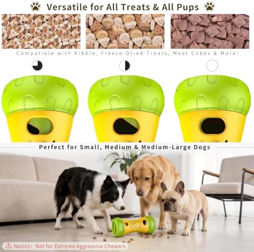 Treat Dispensing Dog Puzzle Toy, Interactive Dog Toys - Image 4