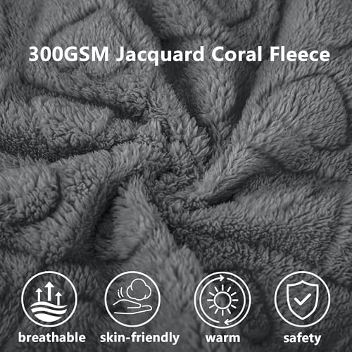 gogobunny Large Pet Blanket for Dogs Cats, Ultra Soft 300GSM Coral Fleece - Image 2