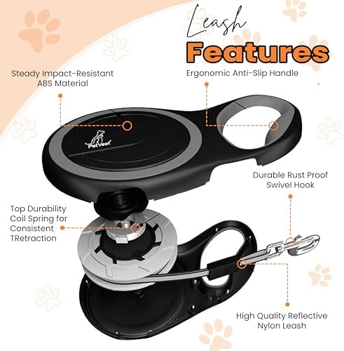 Retractable Dog Leash – Extendable up to 16 FT, Heavy Duty Nylon Tape, - Image 6