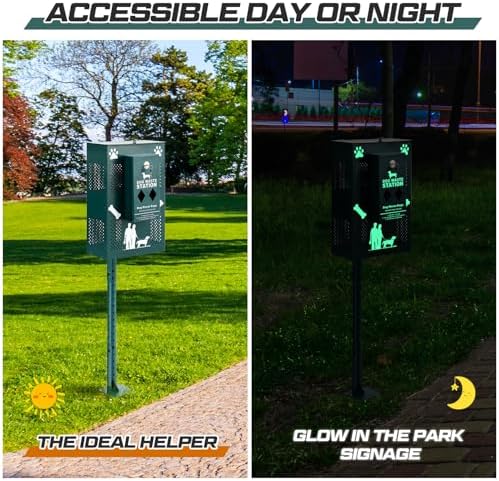 Abbylike Compact Dog Waste Station Outdoor - Image 4