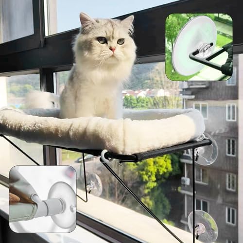 4 Pcs Thick Suction Cup Cat Window Perches Window Hammock Replacement Suction - Image 7