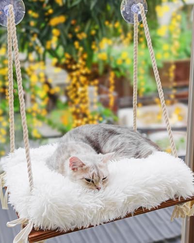 Cat Hammock with Industrial-Grade Suction Cups by Unknown