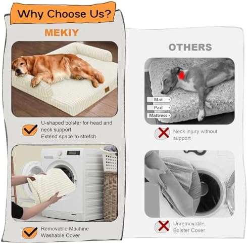 MEKIY Orthopedic XL Dog Bed - Image 4