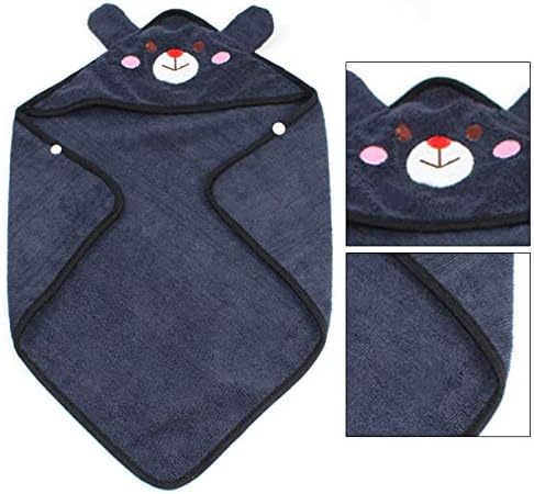 Goclothod Pet Hooded Bath Towel Puppy Drying Bath Towel Absorbent Bathrobe Warm - Image 5