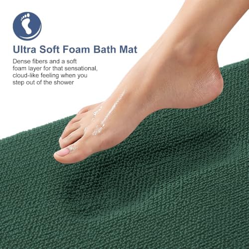 OLANLY Memory Foam Bathroom Runner Rugs 44x24, Long Mats - Image 2