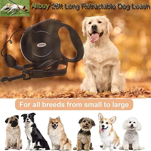 Retractable Dog Leash 26ft, 360° Tangle-Free Long Cord Pet Puppy Walking Leashes - Image 6