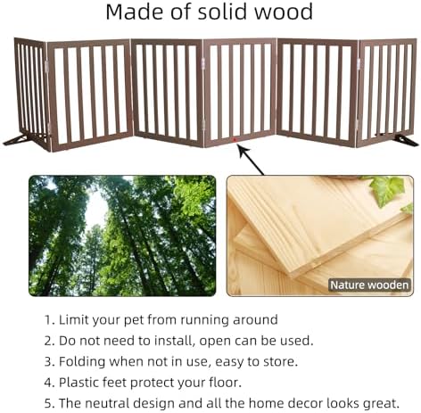 ZJSF Freestanding Indoor Dog Gate - Image 6