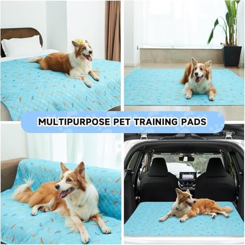 Sunheir Washable Pee Pads for Dogs Large 24" x 72" 2-Pack Reusable Puppy Pads - Image 5