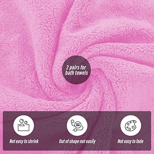 MOONQUEEN 2 Pack Premium Bath Towel Set - Image 4