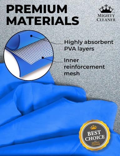 Premium Shammy Cloth for Car Drying – 2pk+1 Free – 26"x17" – Soft Chamois - Image 4