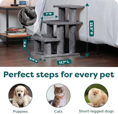 Furhaven Steady Paws Multi-Step Pet Stairs - Image 3